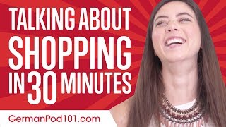 Learn German in 30 Minutes - Everything you need to go shopping!