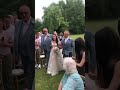 Dad invites stepdad to walk bride down the aisle | Humankind #shorts