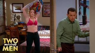 Drunk Ex-Girlfriend Ruins Adoption Process? | Two and a Half Men