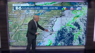 Hour-by-hour look at the weather in the week ahead: Temps 'a bit below normal'