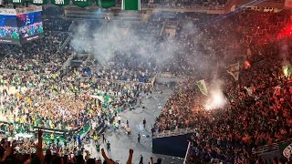Παναθηναϊκός – Μακάμπι | Game5 | Ατμόσφαιρα ΟΑΚΑ & Πανηγυρισμοί στην Λήξη | Euroleague Playoffs 2024