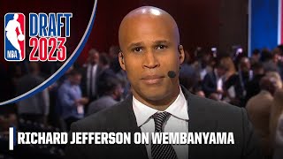 Victor Wembanyama COULD NOT be in better hands if he goes to the Spurs - Richard Jefferson