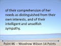 14 points woodrow wilson world war 1 hear the text