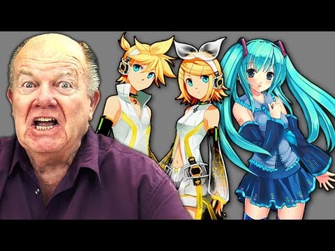 Elders React To Vocaloids Hatsune Miku Kagamine Rin Len Youtube