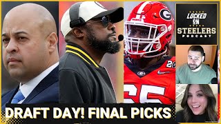 Steelers NFL Draft: 1st Round Predictions | Offensive Tackle the Top Pick? Chances at Center Options