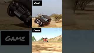 Real🆚Game Mahindra Thar