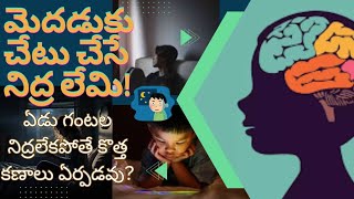 ఏడు గంటల నిద్రలేకపోతే మెదడు లో కొత్త కణాలు ఏర్పడవా ? Effects of Sleeplessness on BRAIN 🤯🫣😵‍💫#sleep