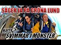 SÄGER JA PÅ GRÖNA LUND - HARRY SVIMMAR I MONSTER!