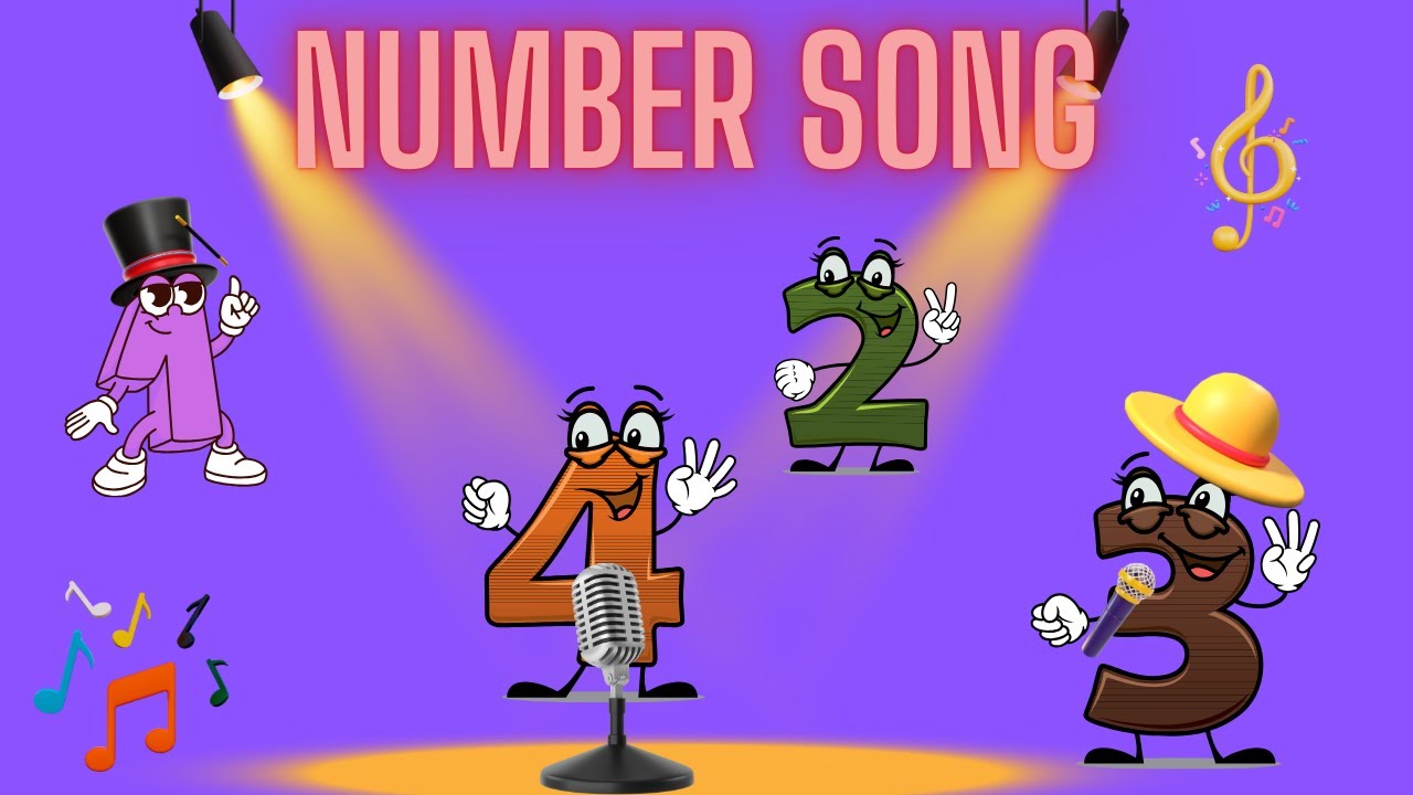 Numbers Song Learn To Count From 1 To 10 Nursery Rhymes And Kids