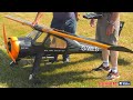 GIANT SCALE RC GLIDER / SAILPLANE TOW and GLIDER with POWER POD ASSIST DEMO !!!