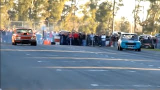 Fiat 128 vs Ford Falcon - Master de Picadas 1/4 de milla Gálvez BsAs Argentina