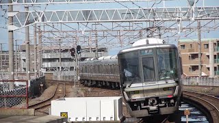 JR西日本 223系1000番台 湖西線 B普通 近江舞子行き  大津京駅 20210909