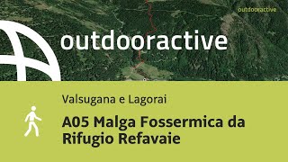 escursioni in Valsugana e Lagorai: A05 Malga Fossermica da Rifugio Refavaie