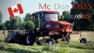 🇫🇷 INSOLITE EN FRANCE 🇫🇷 MACDON M155 VENU TOUT DROIT DU CANADA 🇨🇦 FAUCHEUSE ANDAINEUSE