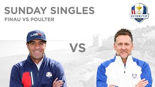 Ian Poulter defeated Tony Finau 3\u00262 | Singles Match | 2020 Ryder Cup