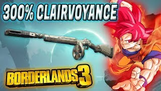 300% CLAIRVOYANCE! AMAZING CLAIRVOYANCE DROP! Borderlands 3 God Roll Clairvoyance Drop|Borderlands 3