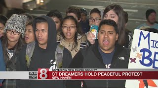 CT Dreamers hold peaceful protest