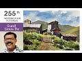 Watercolor landscape painting tutorial with light and shadow | Sunil Linus De