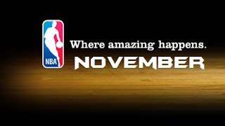 NBA Where Amazing Happens - November
