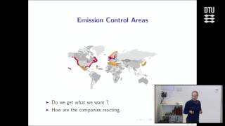 A comparison of company cost and emissions cost in vessel routing and speed optimization