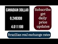 TODAY Forex Brazilian Real 11 August 2024 euro brazilian real1 dollar brazilian real