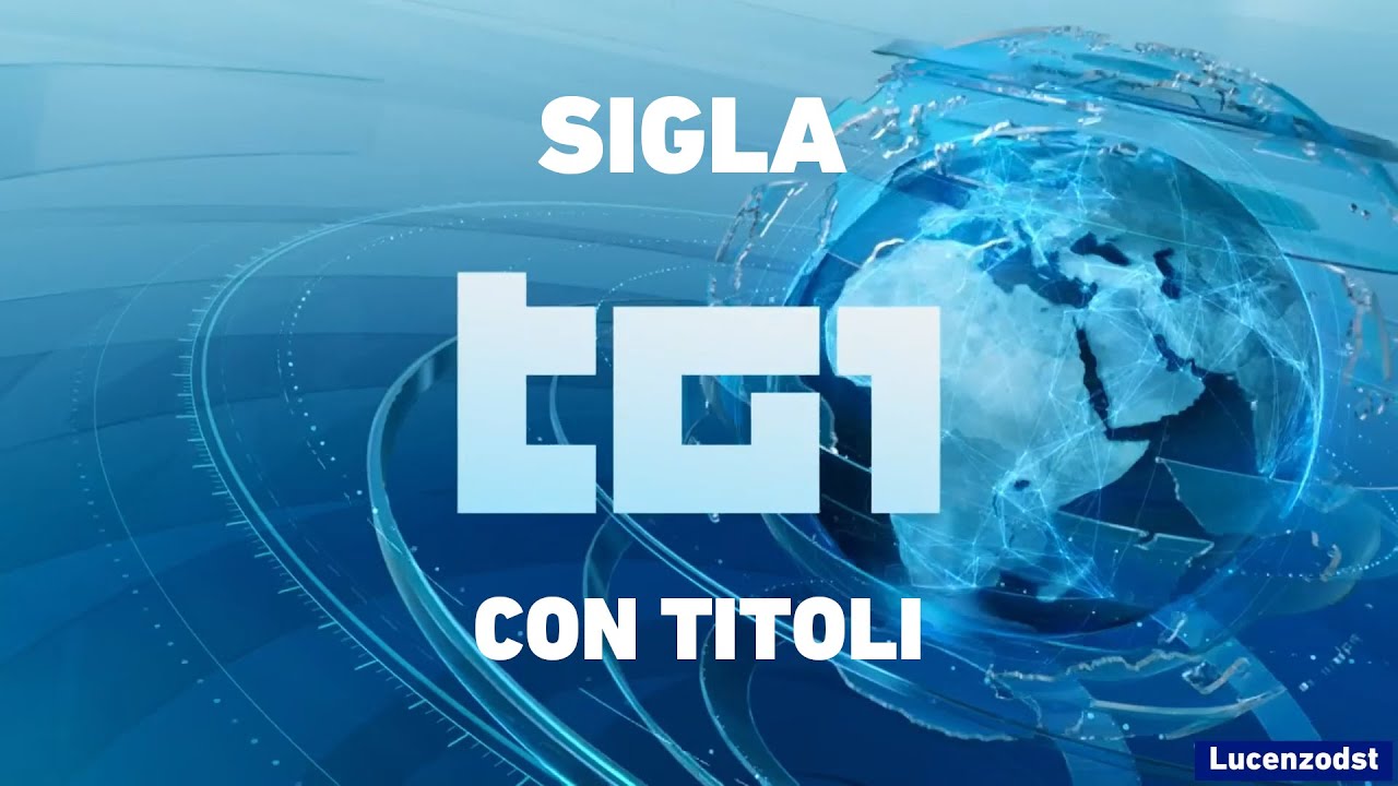 Sigla Tg1 Con Titoli (2022-2023) - YouTube