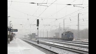 Zugverkehr in Elsterwerda am 13.02.2025 - Chaospulver!