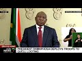SA Unrest I President Ramaphosa deploys army after looting sprees
