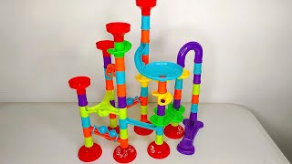 Toy coaster roller marble run pipeline toys set