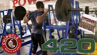 420 POUND SQUAT PR | HOUSE SHENANIGANS | feat. Angelo Nepomuceno