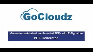 GoCloudz PDF Generator for Salesforce