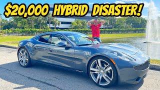 Why you should NEVER EVER buy a cheap Fisker Karma! A gorgeous plug-in hybrid di