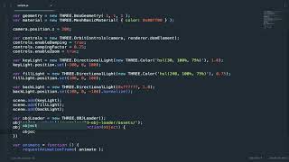 Load a 3D Model Using the Three.js OBJ Loader