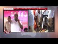 minister jogu ramanna inaugurates panchayat bhavan in arli village adilabad v6 news