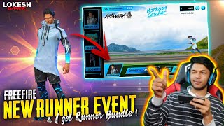 New Horizon Catcher Event I Got Weekend Runner Top Op Bundle \u0026 New Gloo Wall Skin Garena Free Fire