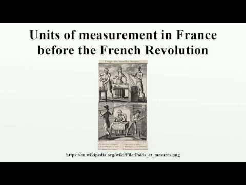 What is French unit of measurement?