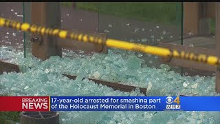 Teen Arrested For Smashing Part Of Holocaust Memorial In Boston