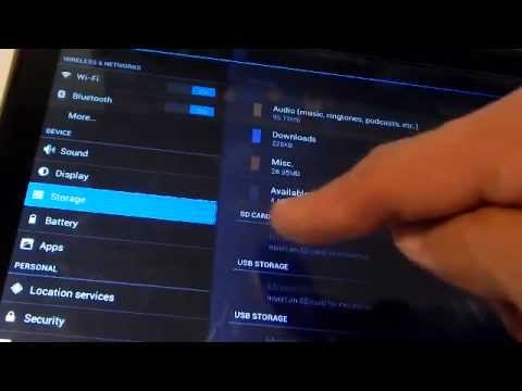 Install a SD card in a Tablet (android) Install a SD card in a Tablet (android)