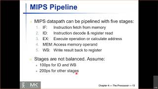 Lecture 24 - Pipelining