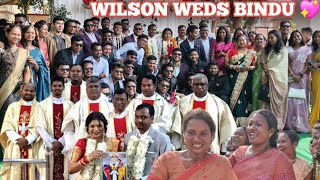 Wilson weds Bindu at Jhirpani RC Church #jhirpani #amitkulluvlogs #marriage #happymarriedlife