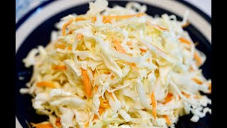 양배추 샐러드 만들기, 간단레시피, KFC 코울슬로 샐러드, Cabbage Coleslaw Recipe | ethnic kitchen