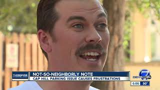 'Please tow me': Denver car gets a message after parking mixup but driver had good excuse