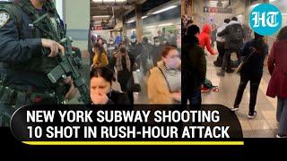 'Filled the train with smoke': Gunman shoots 10 New York subway passengers