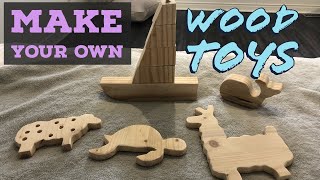 How to make wood toys / How to make wood shapes / Montessori toys