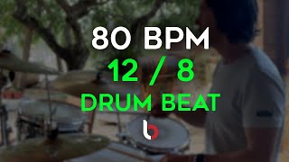 80 BPM - 12/8 Drum beat