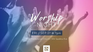 Welcome Worship Night, September 27, 2024