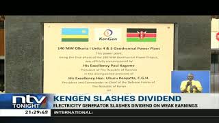 Electricity generator, KENGEN slashes dividend on weak earnings