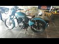 royal enfield classic 350 signals airborne blue abs new model rtc