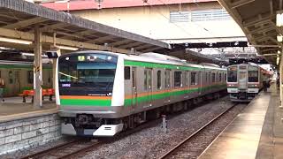 高崎駅 普通沼津行E233系発車（上野東京ライン）　2018.6.9