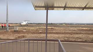 Kolhapur airport air Deccan landing of plane